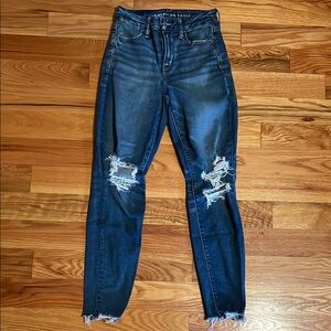 AE Next Level Curvy Ripped High
Waisted Jegging